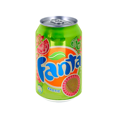 FANTA EXOTIC (DK) BLIK TRAY 24*33CL